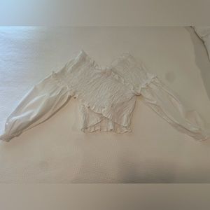 Size 2 Zara bright white top